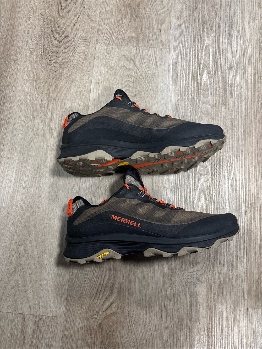 Merrell Men's Moab Speed Low Hiking Shoes Brindle US Sz 14 - J066779